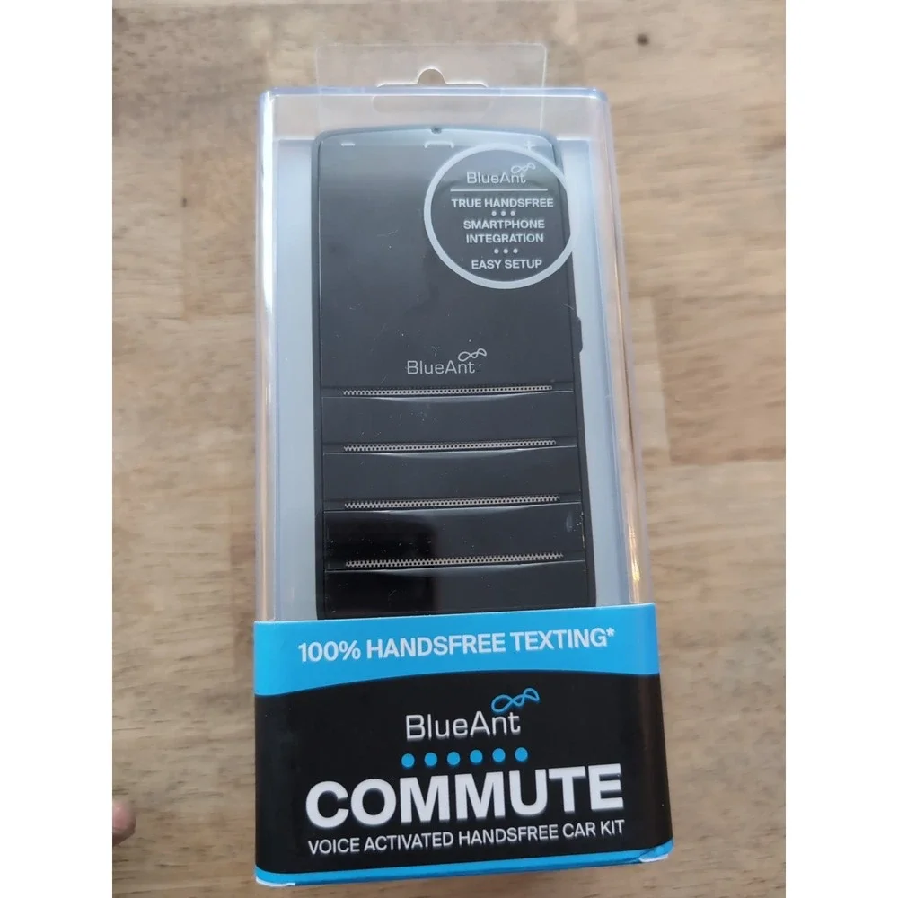 BlueAnt Commute CMT-USEN‎ Voice Activated Handsfree Car Kit, New